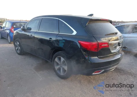 2015 Acura Mdx from USA, damaged, VIN 5FRYD3H26FB013827